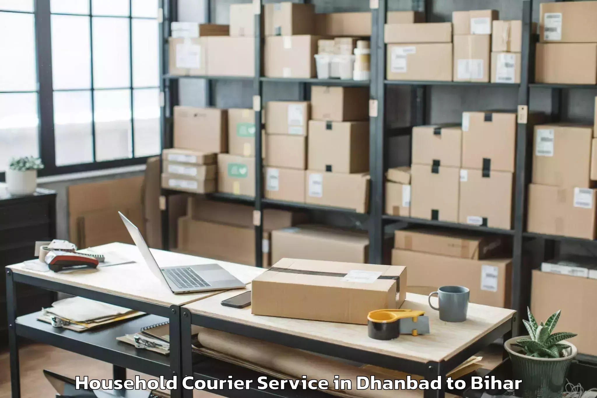 Hassle-Free Dhanbad to Sursand Household Courier